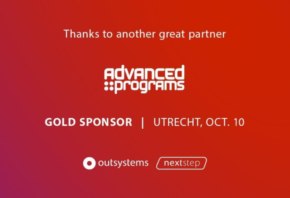 Advanced Programs Gold Sponsor bij het NextStep evenement van OutSystems