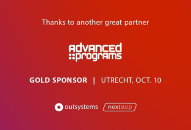 Advanced Programs Gold Sponser NextStep OutSystems